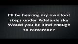 Video Lagu Adhitya Sofyan - Adelaide Sky (Lyrics) Terbaru di zLagu.Net