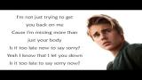 Download Lagu Justin Bieber - Sorry (Lyrics) Terbaru