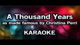 Video Music Karaoke A Thousand Years - Christina Perri * Terbaik di zLagu.Net