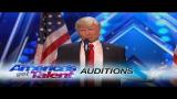 Video Musik The Singing Trump: Presidential Impersonator Channels Bruno Mars - America's Got Talent 2017 Terbaru - zLagu.Net