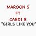 Free Download lagu EXCLUSIVE MAROON 5 FT CARDI B - GIRLS LIKE YOU