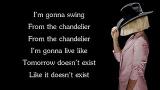 Download Lagu Sia - CHANDELIER (Lyrics) Terbaru di zLagu.Net