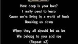Video Musik The Lyrics Of The Bee Gees- How Deep Is Your Love Terbaru