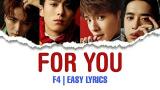 video Lagu [EASY LYRICS] FOR YOU - F4 || METEOR GARDEN 2018 OST Music Terbaru