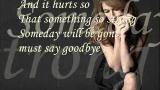 Video Music Celine Dion - Goodbye's the saddest word with lyrics Terbaru di zLagu.Net