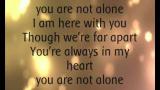 Video Lagu Music Michael Jackson - You Are Not Alone. (Lyrics). di zLagu.Net