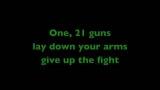 Download Video Lagu Green Day - 21 guns with lyrics Gratis