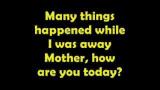 Download Video Lagu Mother How are You Today Lyrics On Screen by Maywood Music Terbaik