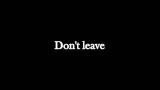 Download Lagu Snakehips, MØ Don't Leave lyrics Music