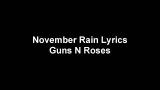 Lagu Video Lirik lagu November Rain Gratis di zLagu.Net