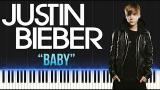 Download Video tin Bieber - Baby (Piano Tutorial Synthesia) Gratis - zLagu.Net