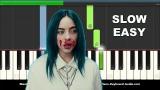 Lagu Video Billie Eilish Bad Guy Slow Easy Piano Tutorial Gratis