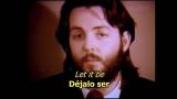 Video Music Let it be - The Beatles (LYRICS/LETRA) [Original]