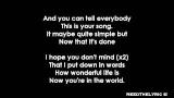 Video Lagu Ellie Goulding - Your Song + Lyrics Gratis