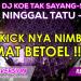 Download DJ KOE TAK SAYANG SAYANG VIRAL TIK TOK - NINGGAL TATU .mp3 Lagu gratis