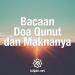 Lagu Bacaan Doa Qunut dan Maknanya - Poster Dakwah Yu TV terbaru 2021
