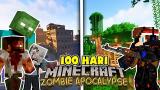 Download Video Lagu 100 Hari di Minecraft tapi ZOMBIE APOCALYPSE❗️❗️ (Part 1) Music Terbaru