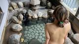 Music Video Japanese hot baths ONSEN | Hot springs along the river | Iwate Hanamaki - zLagu.Net